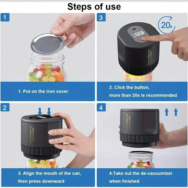 Arlazztup™ Electric Mason Jar Vacuum Sealer