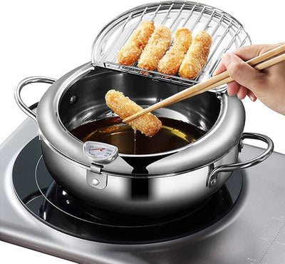 Arlazztup™ Stainless Deep Frying Pot