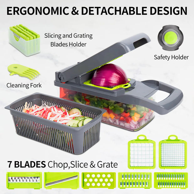 Arlazztup™ Multi-Functional Vegetable Cutter